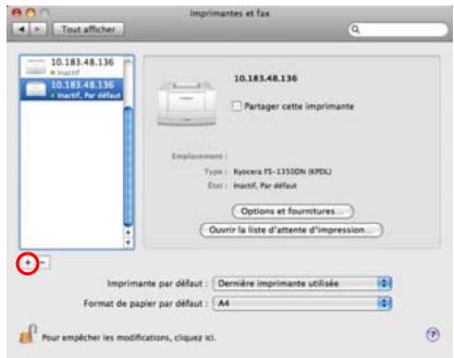 KYOCERA FS-1350DN - Installation du pilote de l'imprimante sur un ordinateur équipé de Mac OS - 6
