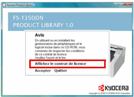 KYOCERA FS-1350DN - Installation du pilote de l'imprimante sur un ordinateur équipé de Windows - 6