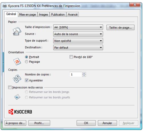 KYOCERA FS-1350DN - Impression à partir d'un logiciel d'application - 2
