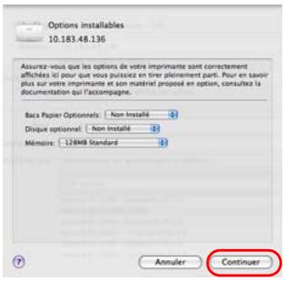 KYOCERA FS-1350DN - Installation du pilote de l'imprimante sur un ordinateur équipé de Mac OS - 9