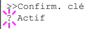 KYOCERA FS-1370DN - Confirm. clé (Paramètres de tonalité de confirmation de touche) - 1