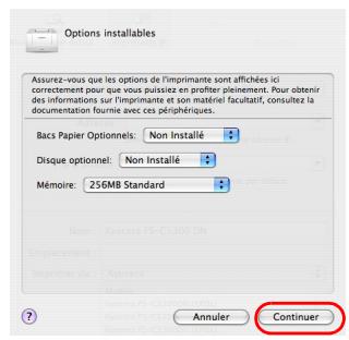 KYOCERA FS-1370DN - Installation sur un ordinateur Macintosh - 10