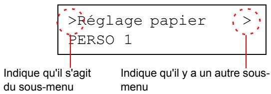 KYOCERA FS-1370DN - Selection d'un menu - 1