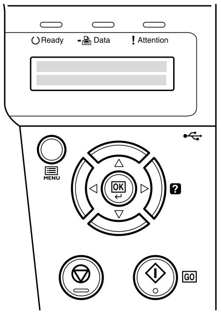 KYOCERA FS-1370DN - Description du panneau de commande - 1