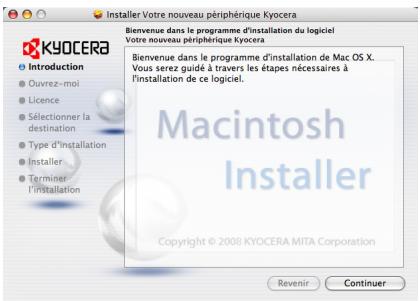 KYOCERA FS-1370DN - Installation sur un ordinateur Macintosh - 3
