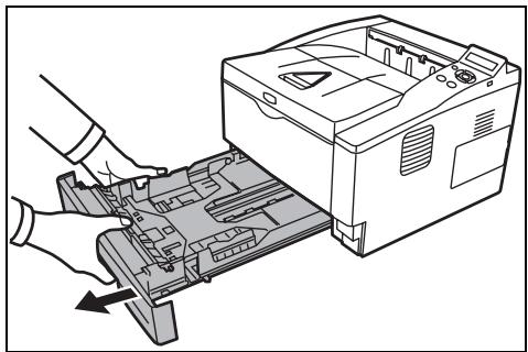 KYOCERA FS-1370DN - Chargement de papier dans le bac - 1