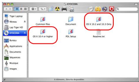 KYOCERA FS-1370DN - Installation sur un ordinateur Macintosh - 1