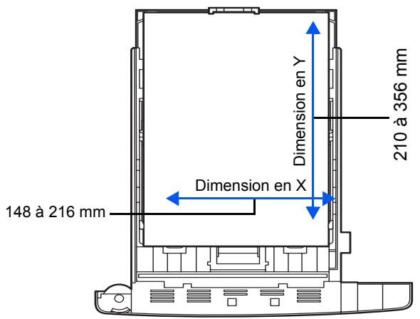 KYOCERA FS-2000D - Définition de la largeur et de la longueur - 1