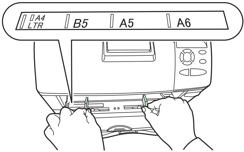 KYOCERA FS-2000D - Chargement de papier dans le bac multifonction - 5