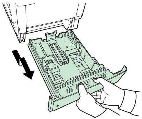KYOCERA FS-2000D - Chargement de papier dans la cassette - 2