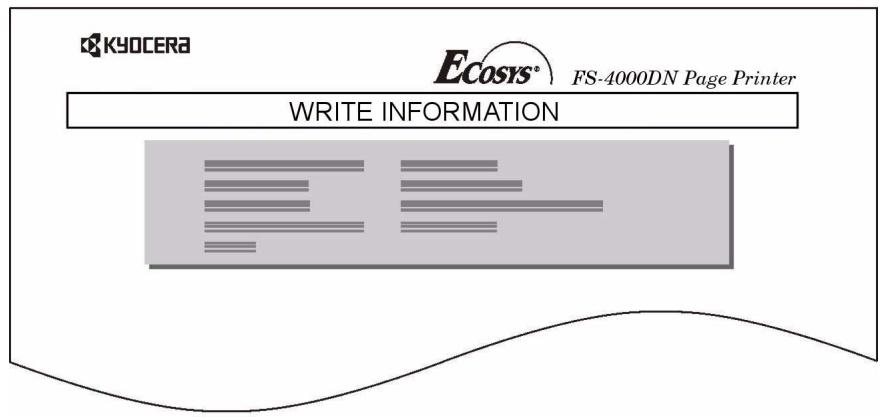 KYOCERA FS-2000D - Écriture de données - 1