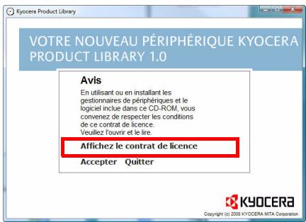 KYOCERA FS-2020D - Installation du pilote de l'imprimante sur un ordinateur équipé de Windows - 5
