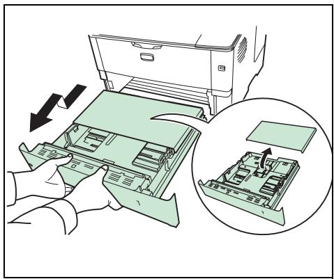 KYOCERA FS-2020D - Chargement de papier dans le bac - 2