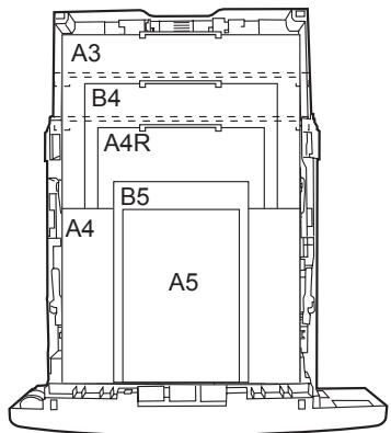 KYOCERA FS-2020D - Chargement de papier dans le bac - 1