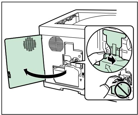 KYOCERA FS-2020D - Remplacement du bac de récepération de toner - 1