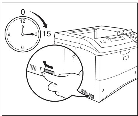 KYOCERA FS-2020D - Branchement du cordon d'alimentation - 3