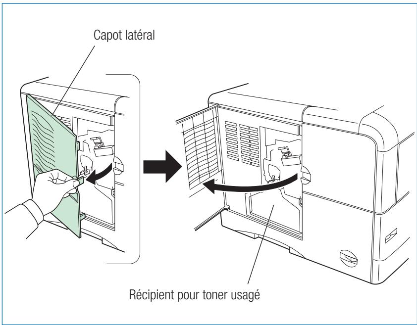 KYOCERA FS-3820N - Remplacement du récipient pour toner usage - 1