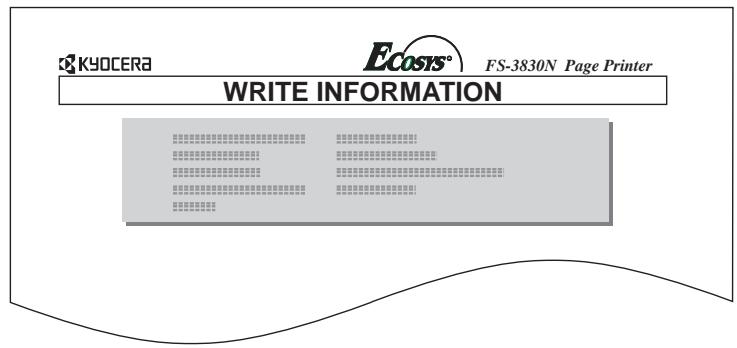 KYOCERA FS-3820N - Écriture de données - 1