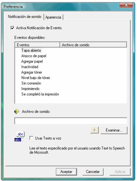 KYOCERA FS-6970DN - Onglet notification sonore - 1