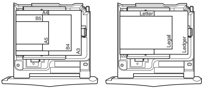 KYOCERA FS-9520DN - Mise en place du papier dans le bac standard - 3
