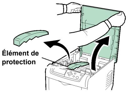 KYOCERA FS-C5020N - Installation de la cartouche de toner et du bac de récupération de toner - 2