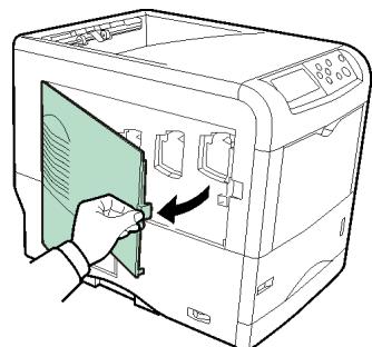 KYOCERA FS-C5020N - Installation de la cartouche de toner et du bac de récupération de toner - 9