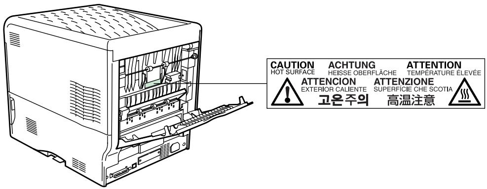 KYOCERA FS-C5020N - Étiquettes de précaution - 1