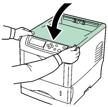 KYOCERA FS-C5020N - Installation de la cartouche de toner et du bac de récupération de toner - 8