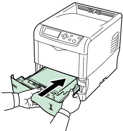 KYOCERA FS-C5025N - Chargement de papier dans la cassette - 12