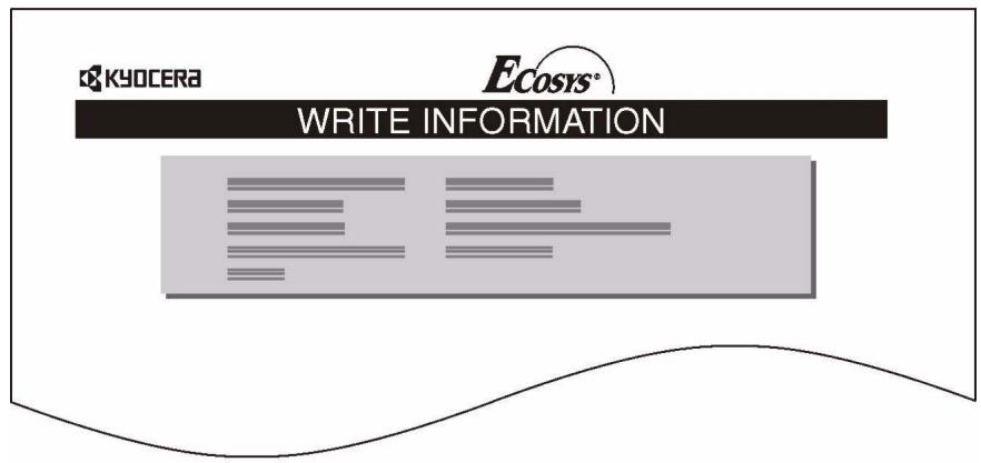 KYOCERA FS-C5025N - Écriture de données - 1
