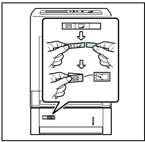 KYOCERA FS-C5100DN - Indicateurs de type de papier (chargeur de papier optionnel pf-510) - 1