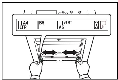 KYOCERA FS-C5100DN - Chargement de papier dans le bac MF (multifonction) - 4