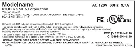 KYOCERA FS-C5200DN - Pour l'europe, l'asie et les autres pays - 1