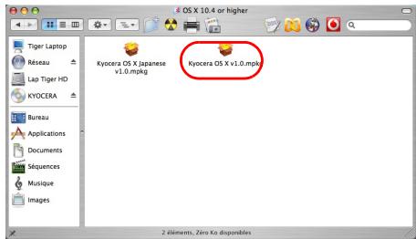KYOCERA FS-C5200DN - Installation sur un ordinateur macintosh - 2