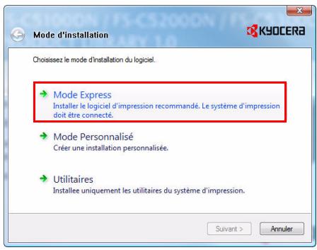 KYOCERA FS-C5200DN - Installation du logiciel sous windows. - 6