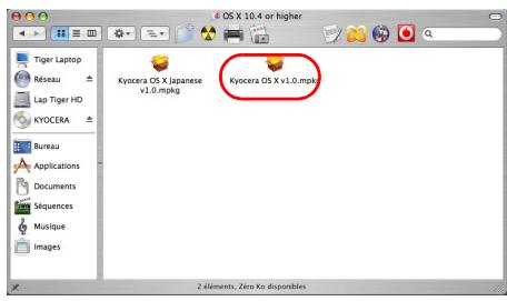 KYOCERA FS-C5300DN - Installation sur un ordinateur macintosh - 2