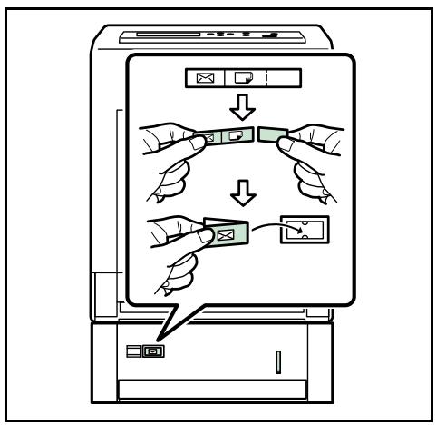 KYOCERA FS-C5300DN - Indicateurs de type de papier (chargeur de papier optionnel pf-510) - 1