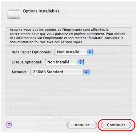 KYOCERA FS-C5300DN - Installation sur un ordinateur macintosh - 9