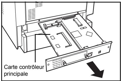 KYOCERA FS-C5300DN - Important retirez la mémoire USB qui se trouve dans l'emplacement de mémoire USB de l'imprimante. - 2