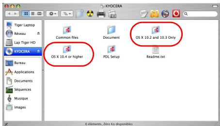 KYOCERA FS-C5300DN - Installation sur un ordinateur macintosh - 1
