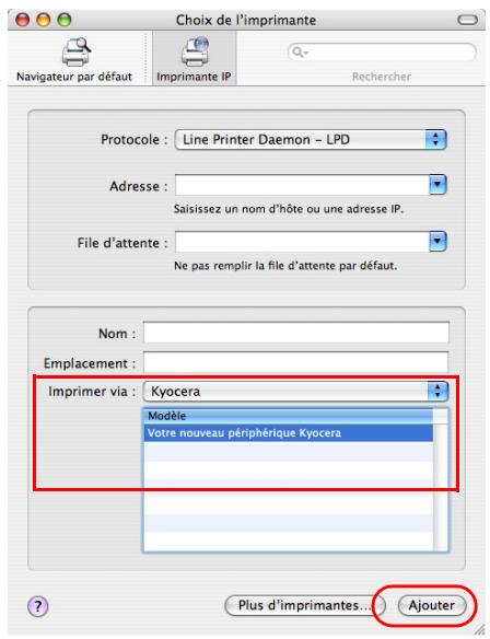 KYOCERA FS-C5350DN - Installation sur un ordinateur macintosh - 8
