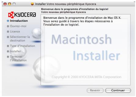 KYOCERA FS-C5350DN - Installation sur un ordinateur macintosh - 3