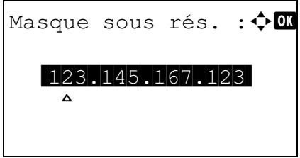 KYOCERA FS-C5400DN - Masque sous-réseau. (paramètres du masque de sous-réseau) - 2
