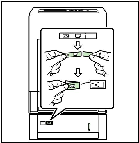 KYOCERA FS-C5400DN - Indicateurs de type de papier (chargeur de papier optionnel pf-510) - 1