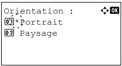 KYOCERA FS-C5400DN - Orientation (orientation de l'impression) - 1