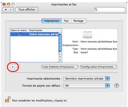 KYOCERA FS-C5400DN - Installation sur un ordinateur macintosh - 6