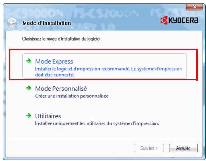 KYOCERA FS-C5400DN - Installation du logiciel sous windows. - 6