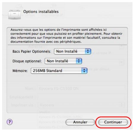 KYOCERA FS-C5400DN - Installation sur un ordinateur macintosh - 9
