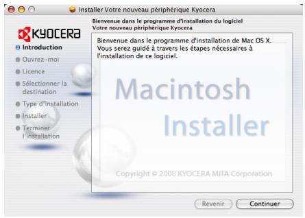 KYOCERA FS-C5400DN - Installation sur un ordinateur macintosh - 3