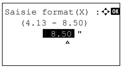 KYOCERA FS-C5400DN - Configuration d'un format de papier personnalisé - 2
